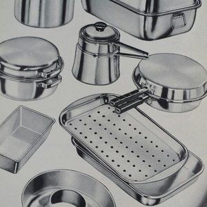 # 1947 Mirro Cook Book, 1947  3rd Edition, spiral bound in FAIR CONDITION 6917